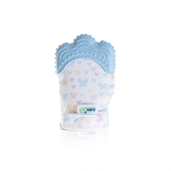 Babyjem Blue Teether Glove for Comfortable Teething Relief