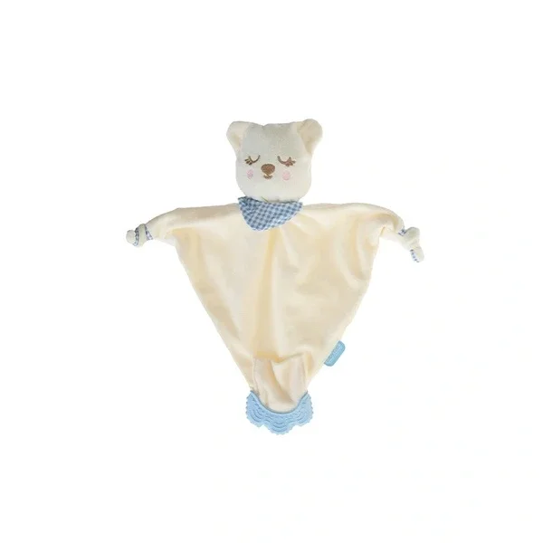 Babyjem Blue Sleep Buddy Teether Toy for Infants 0-18 Months