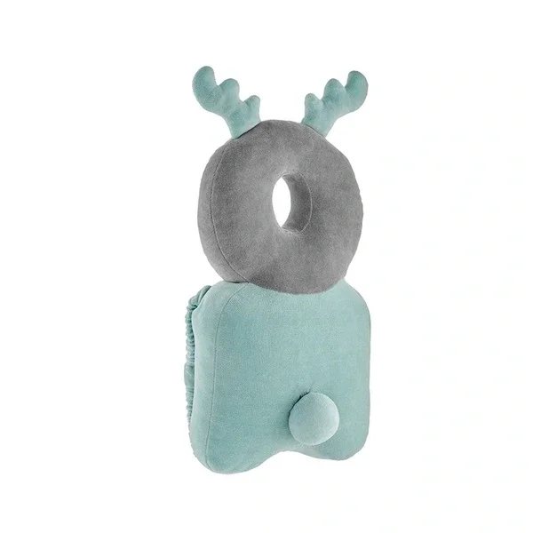 Babyjem Angel Wings Protection Pillow - Soft Velvet Green