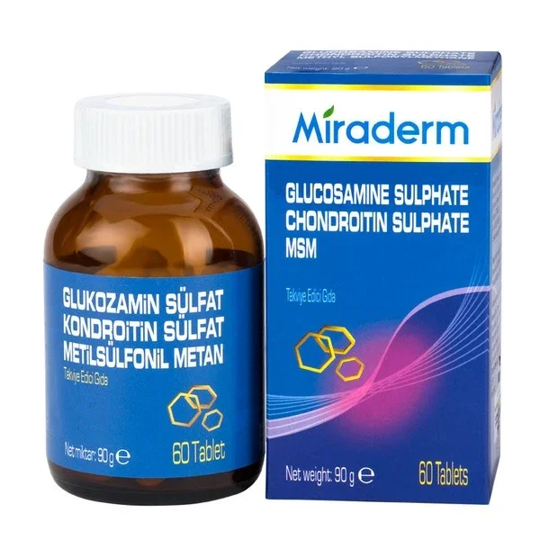 Miraderm Glucosamine Sulphate 60 tablets