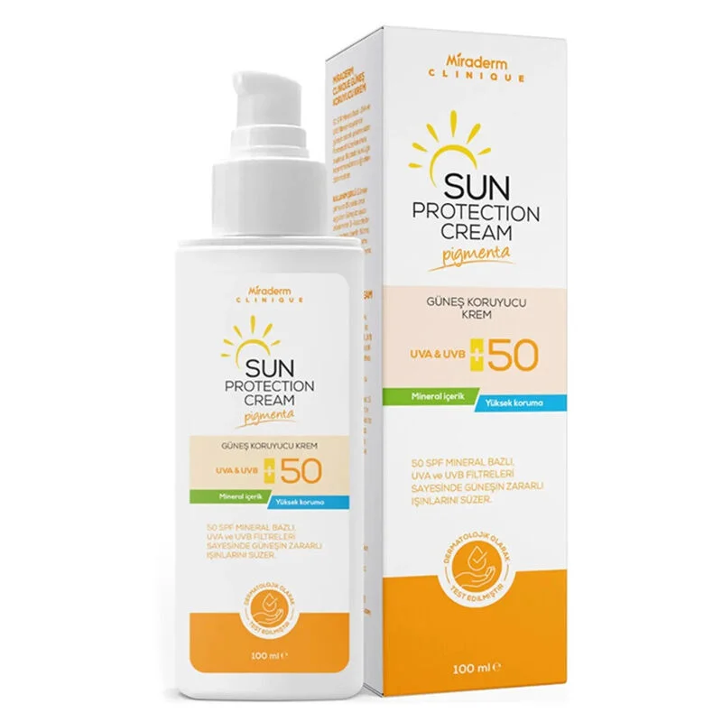 Miraderm Sun Pigmenta Sunscreen Cream Spf 50 100 ml