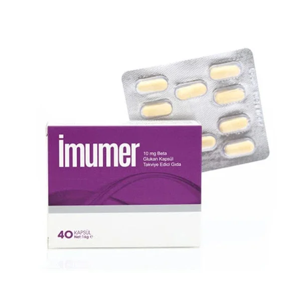 Miraderm Iumer 10 mg Beta Glucan Capsules Food Supplement 40 capsules