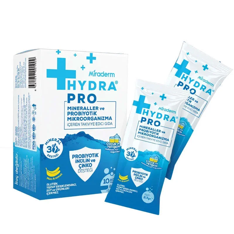 Miraderm Hydra Pro Mineral And Probiotic 10 sachet Form