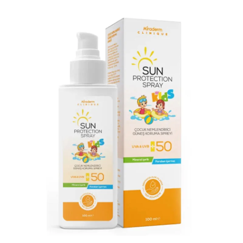 Miraderm Clinique Sun Kids Moisturizer Spf50+ Sun Protection Spray 100 ml