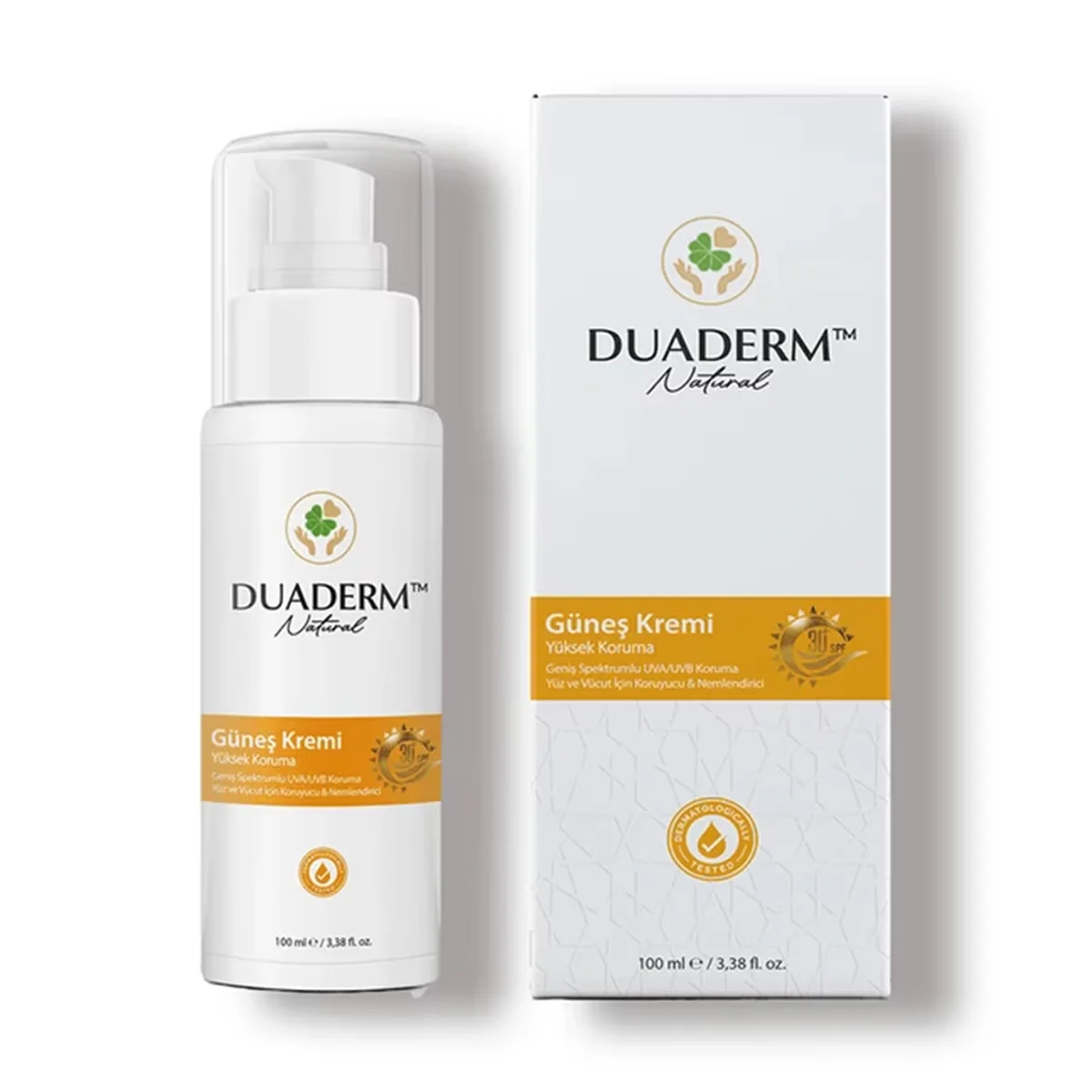 Duaderm SPF 30 Gesichts-Sonnencreme - 100ml