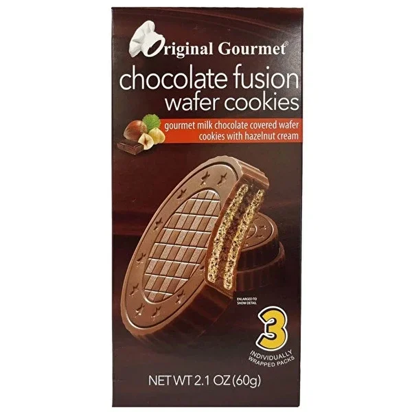 Original Gourmet Chocolate Fusion Wafer Cookie 60 gr