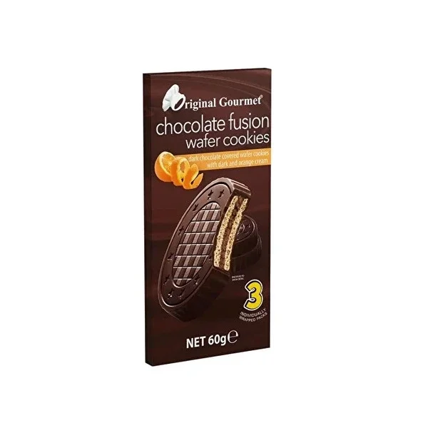 Original Gourmet Fusion Wafer Cookie Dark 60 gr