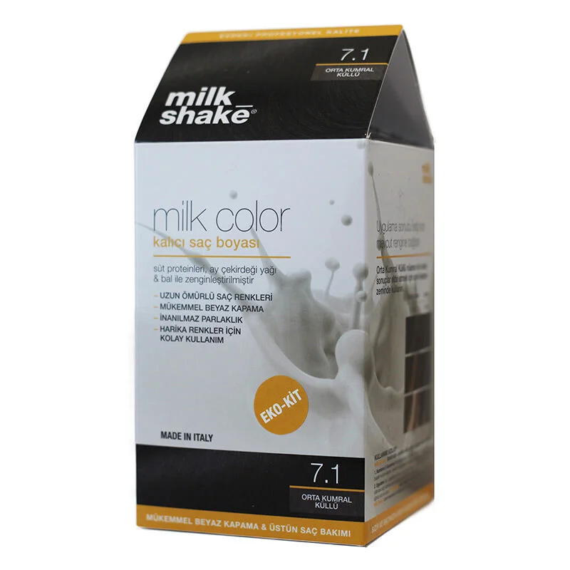 Краска для волос Milk Shake 7.1 - Средний блондин пепельный от Milk Shake