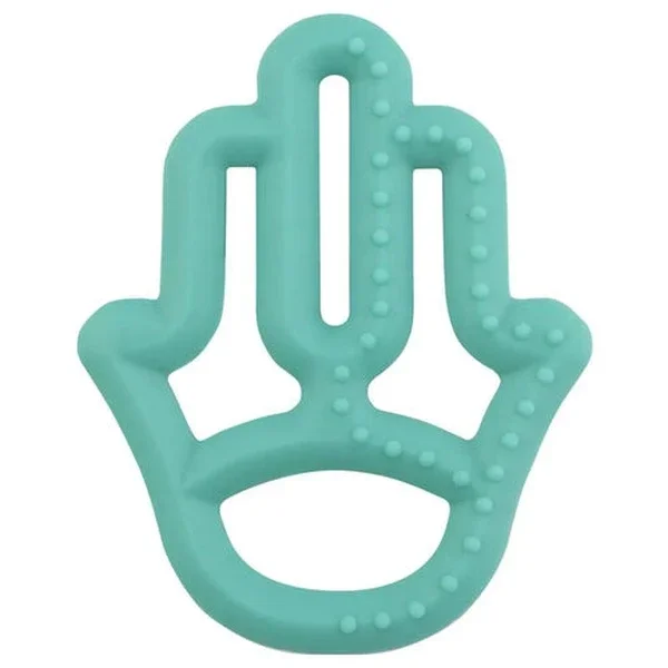 Oioi Mother's Hand Silicone Teether 3 months+ Green