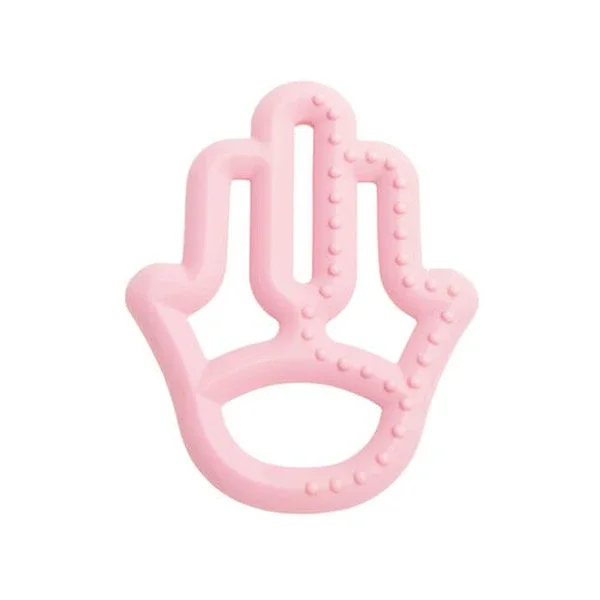 Oioi Mother's Hand Silicone Teether 3 m+ Pink