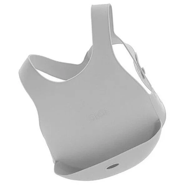 Oioi Bib 6+ Months - Powder Grey