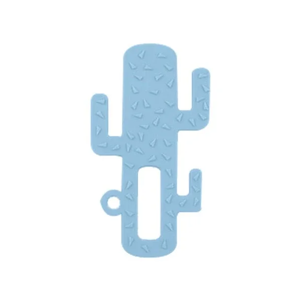 Oioi Cactus Silicone Teether 3 months+ Blue
