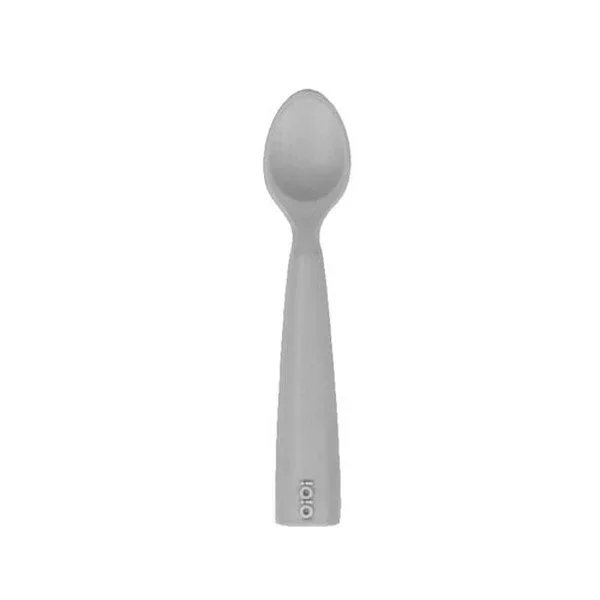 Oioi Silicone Nam Nam Baby Feeding Spoon 6 months + Powder Grey