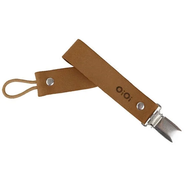 Oioi Clip Soother And Teether Holder 0 m+ Cinnamon Brown