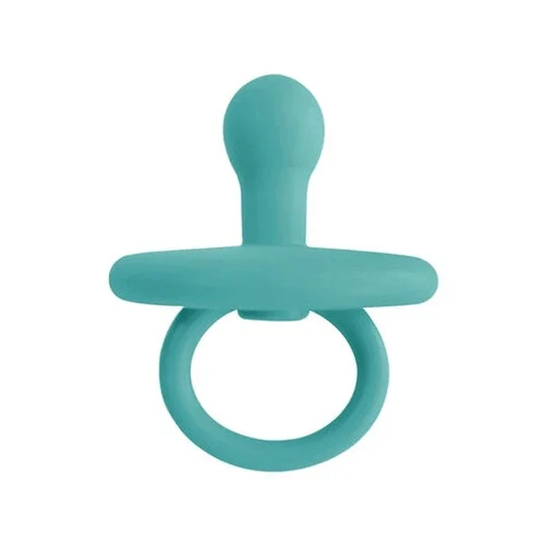 Oioi Orthodontic Silicone Pacifier 0 months+ Aqua Green