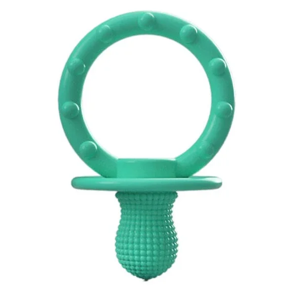 Oioi Gumy Silicone Teether 3 months+ Aqua Green