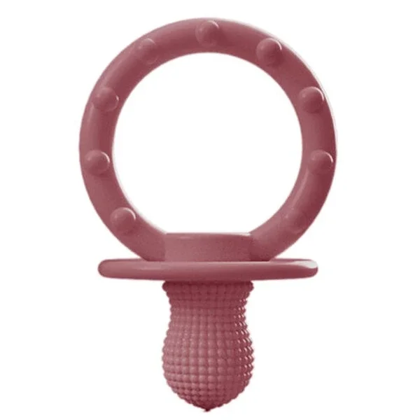 Oioi Gumy Silicone Teether 3 months+ Velvet Rose