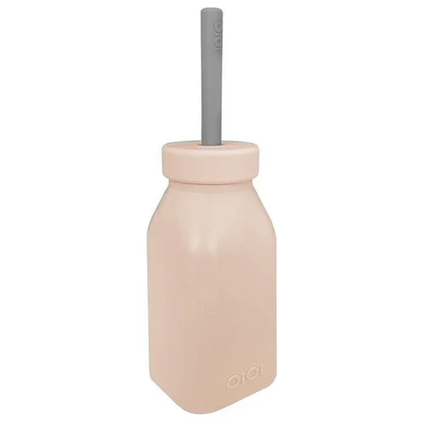 Oioi Bottle + Straw 6 months + Buble Beige Powder Gray