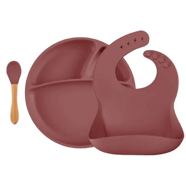 Oioi Nutrition Set Plate Blw Set 2 - Velvet Rose
