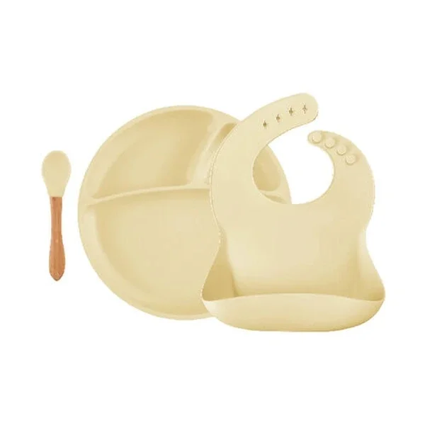 Oioi Nutrition Set Plate Blw Set 2 - Yellow