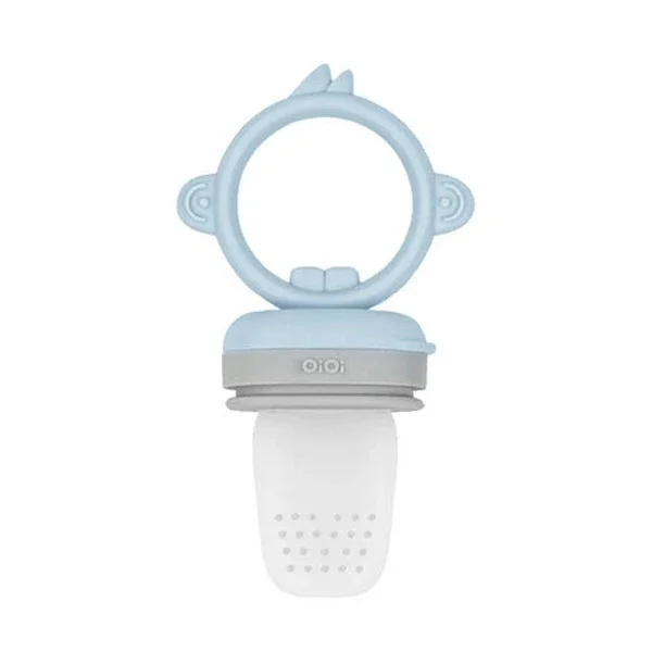 Oioi Puree Silicone Fruit Trainer 6 months+ Mineral Blue