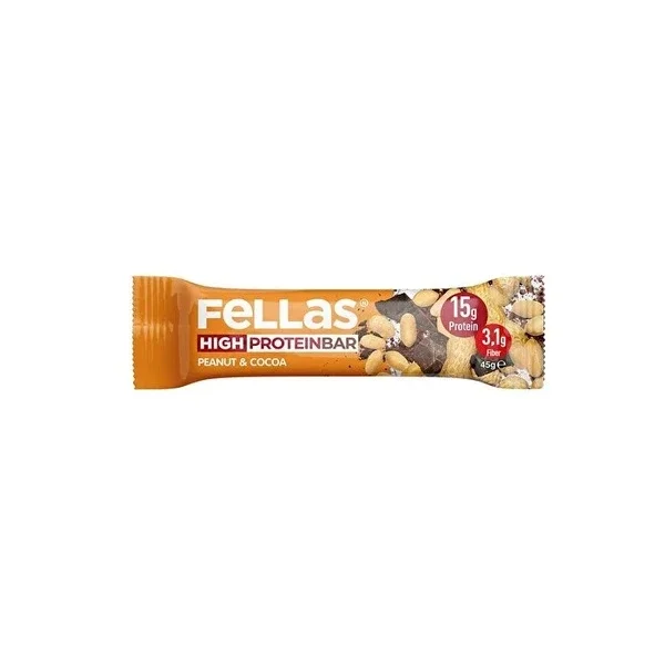Fellas High Protein Bar 15g - Natural, Gluten-Free Snack