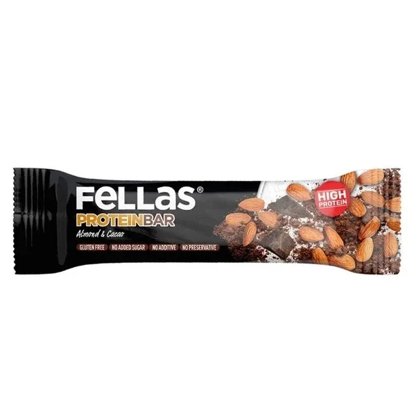 Fellas Almond And Cocoa High Protein Bar 45 gr