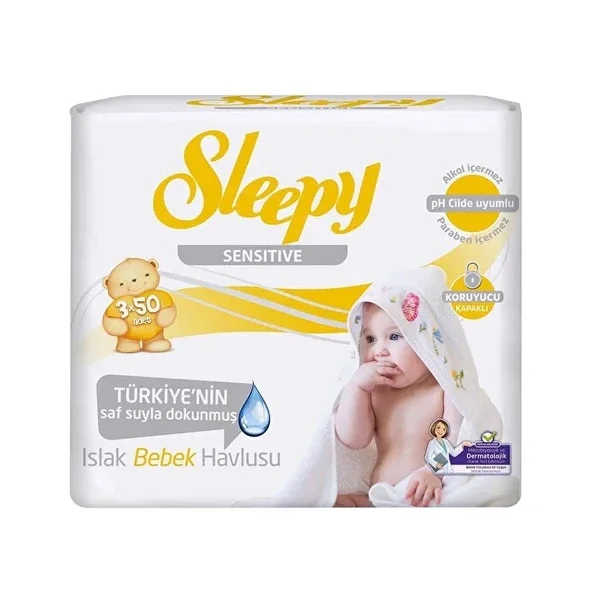 Sleepy Sensitive Wet Towel 3x 50 pcs