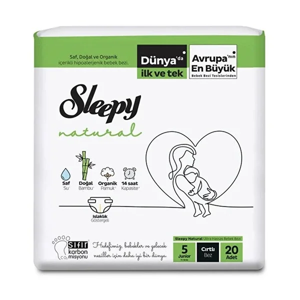 Sleepy Baby Diaper Jumbo Size 5 Junior 20 1 pcs