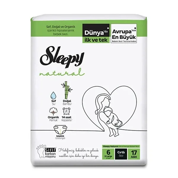 Sleepy Baby Diaper Size 6 XL 17 pcs 1 pcs