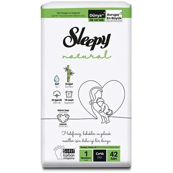 Sleepy Baby Diaper Jumbo Newborn 42 pcs