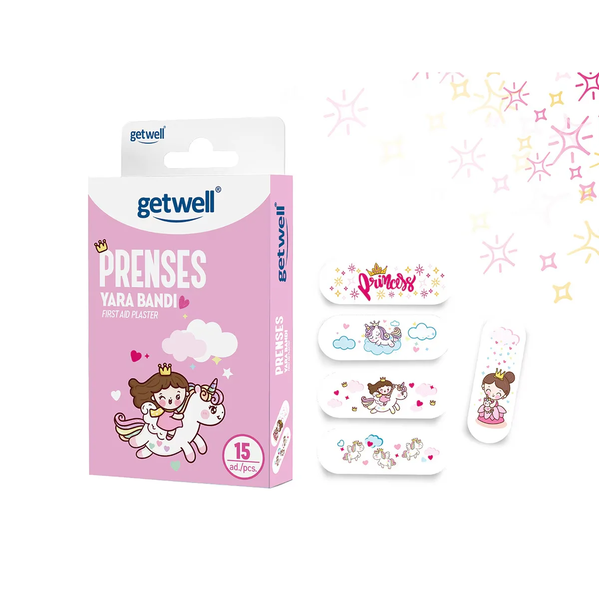 Getwell Princess Band-aid 15 pcs