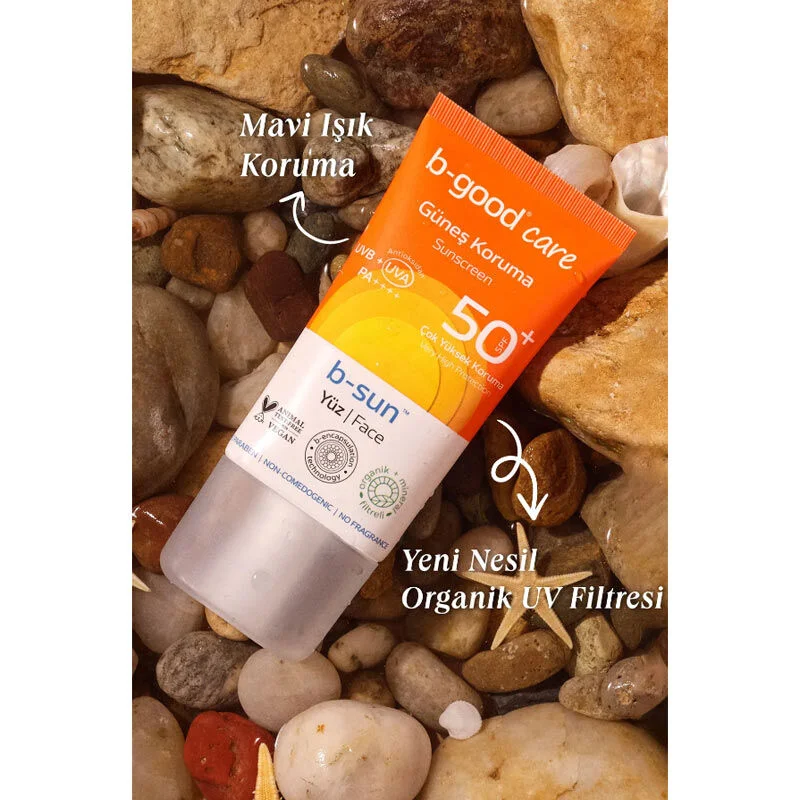 حماية من الشمس للوجه SPF 50+ 50 مل من بي-جود B-Good