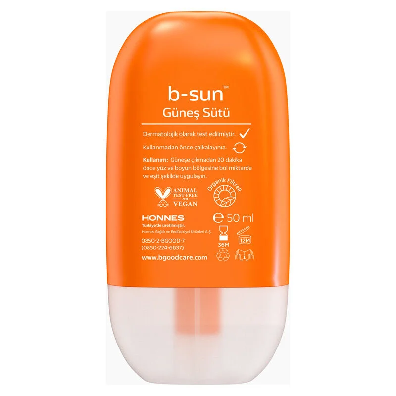 b-good b-sun SPF 50 Unsichtbare Sonnenmilch - 50ml