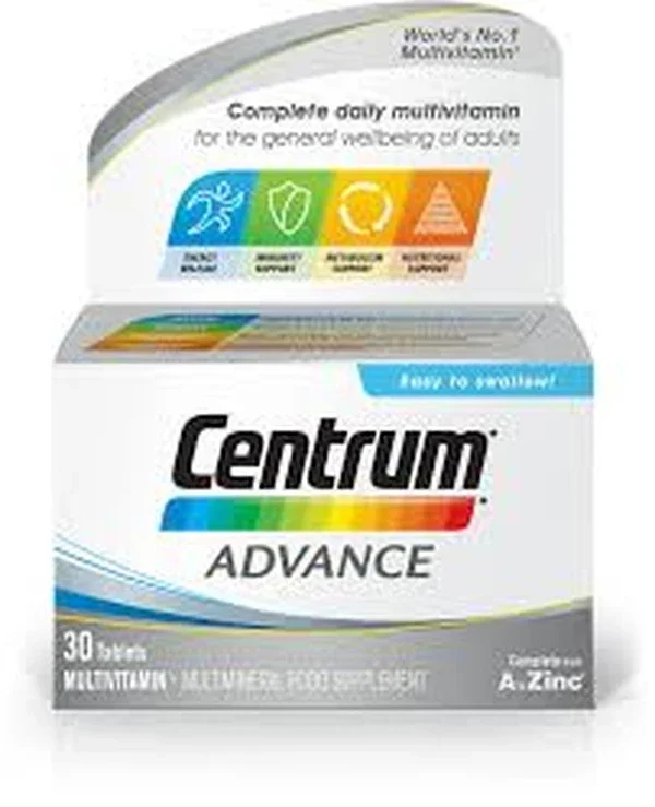 Centrum Advance Multivitamin And Multimineral 30 tablets