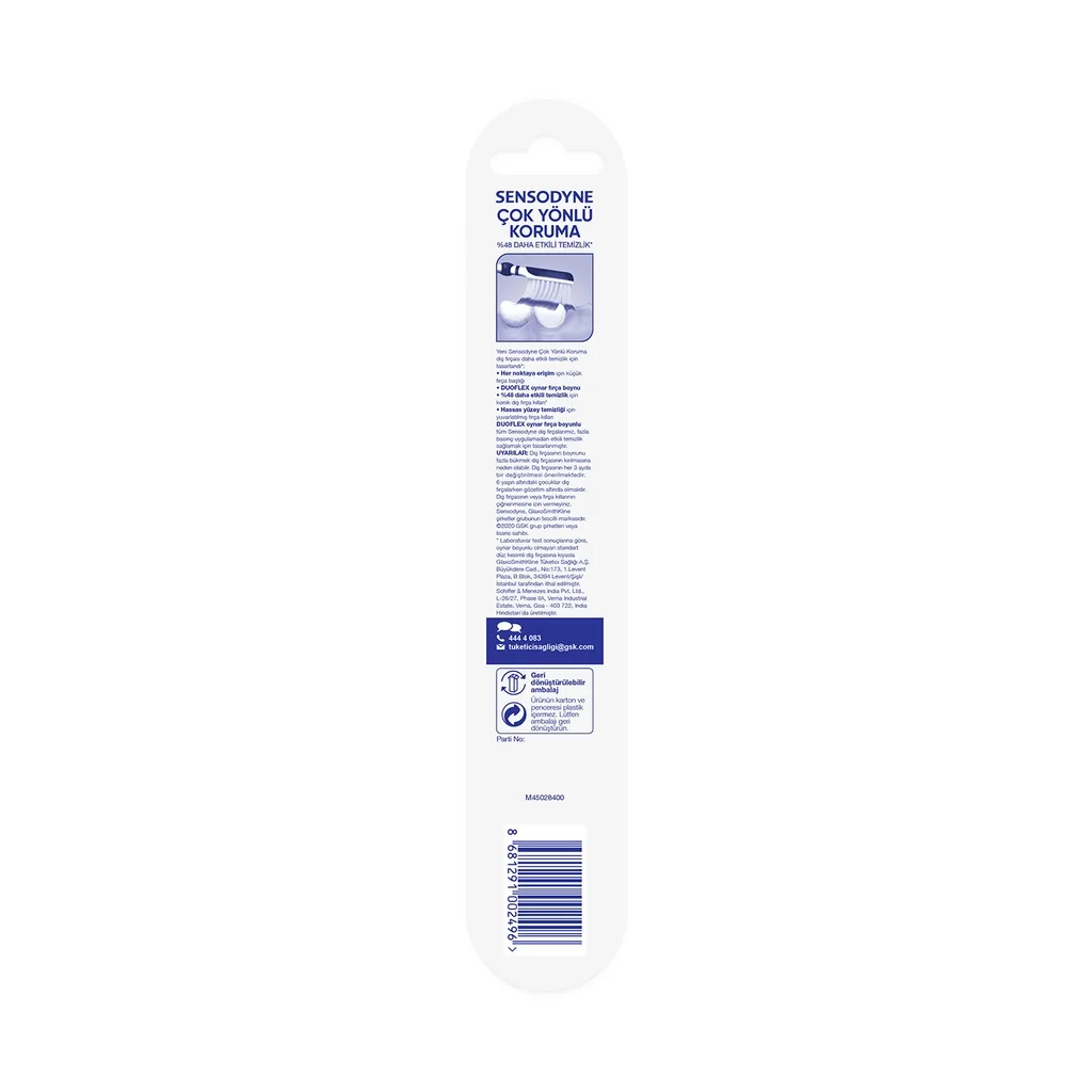 Зубная щетка Sensodyne Мульти-защита Средняя