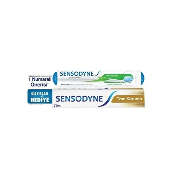 Sensodyne Complete Protection Toothpaste 75 ml + Toothbrush 2 pcs Set