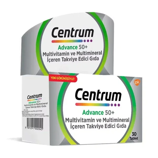 Centrum Advance 50+ Multivitamin And Multimineral 30 tablets