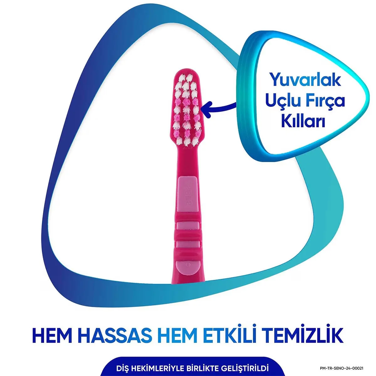 Зубная щетка Sensodyne Promine для детей мягкая - розовый кролик
