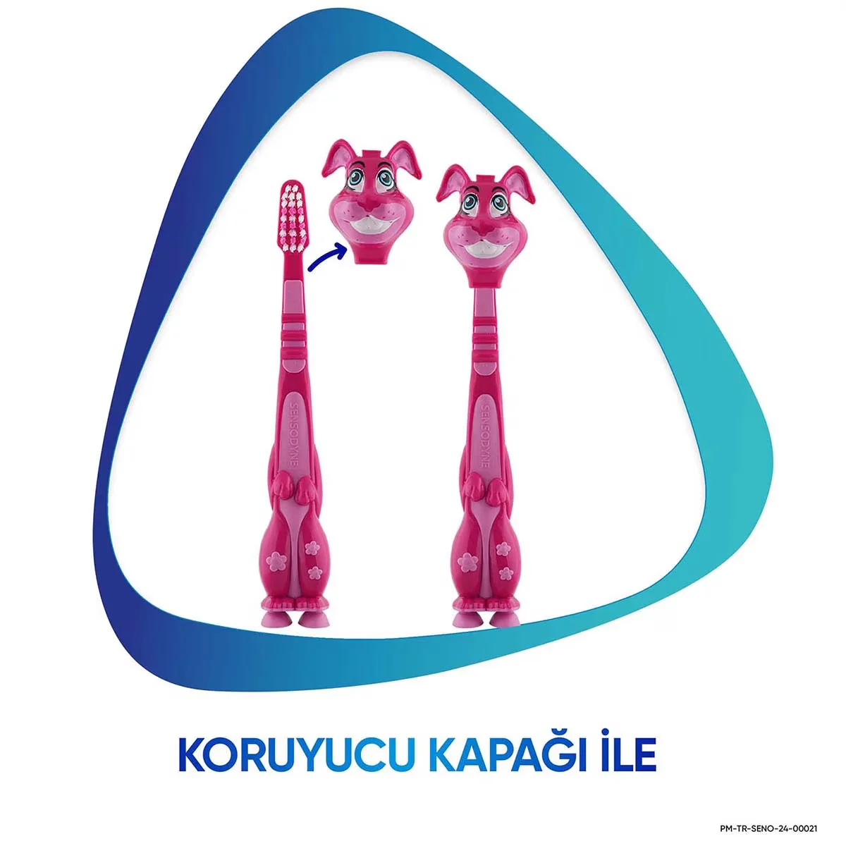 Зубная щетка Sensodyne Promine для детей мягкая - розовый кролик