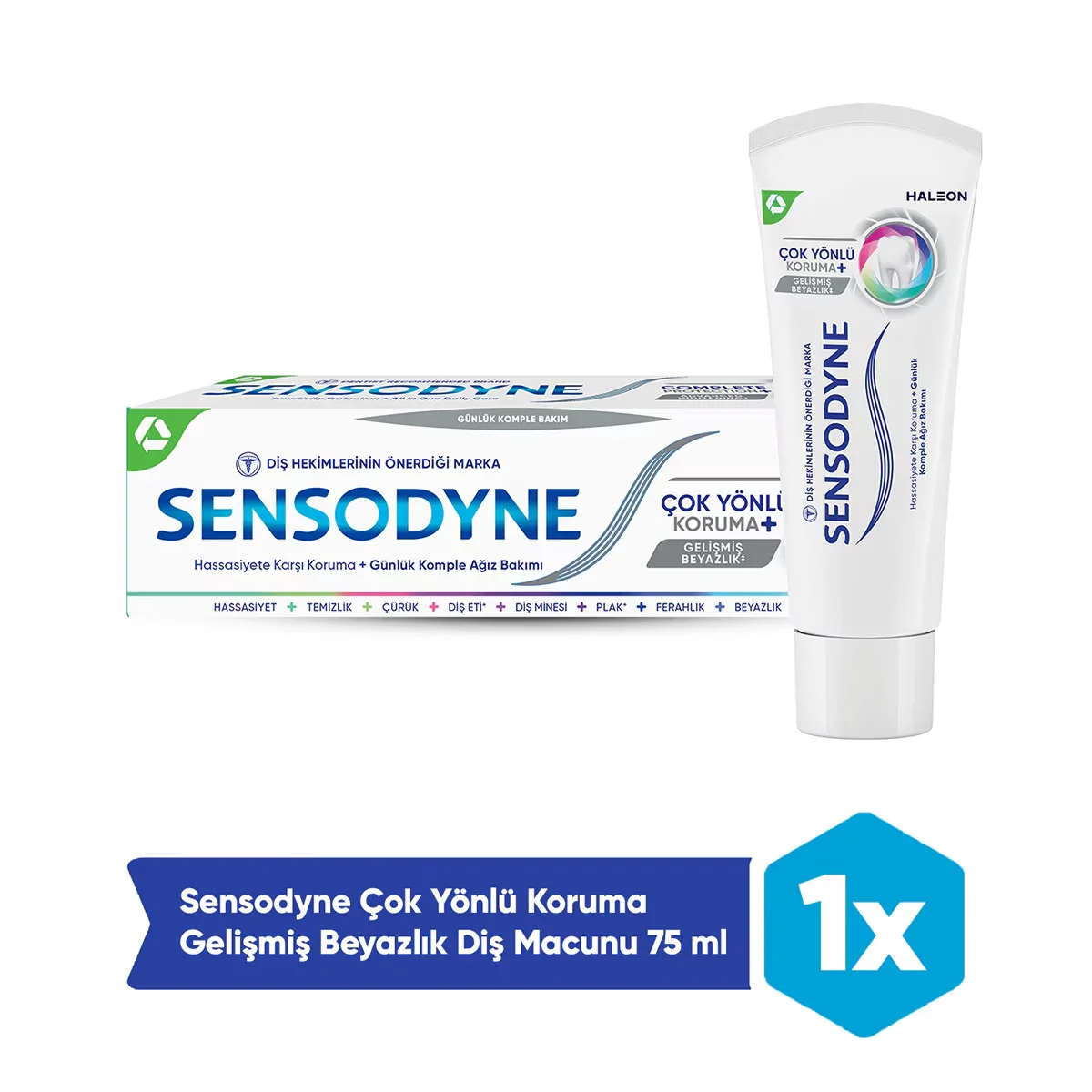 Sensodyne Whitening Toothpaste 75ml - Sensitive Care & Enamel Protection