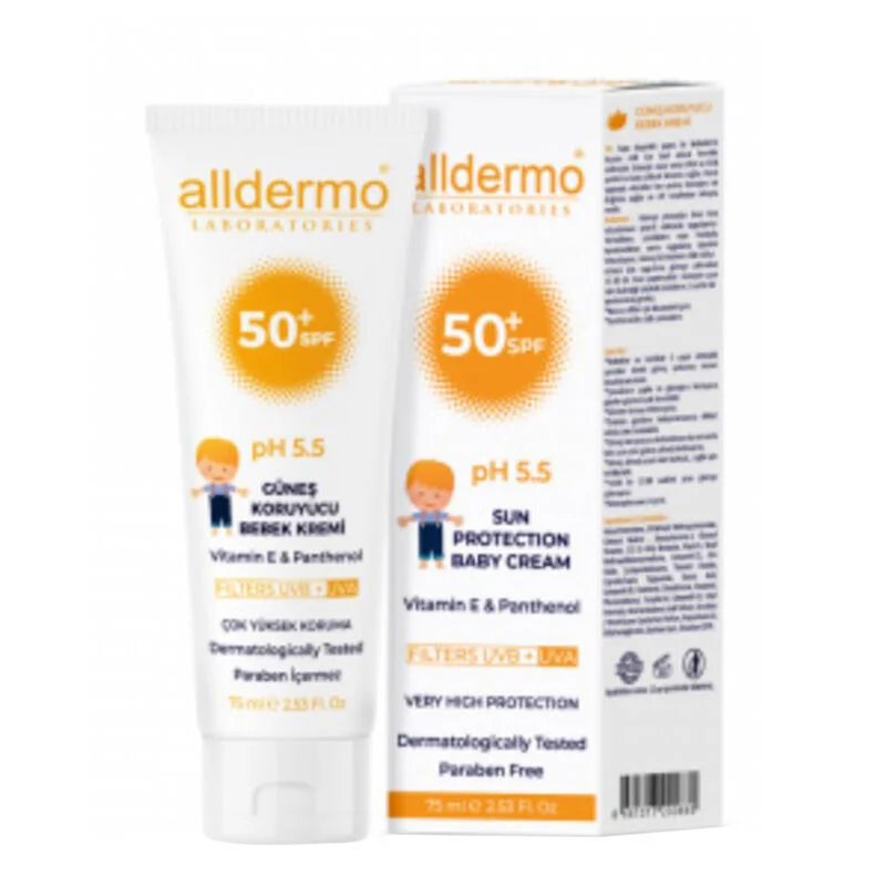 Alldermo Ph 5.5 sunscreen Cream Spf50+ 75 ml