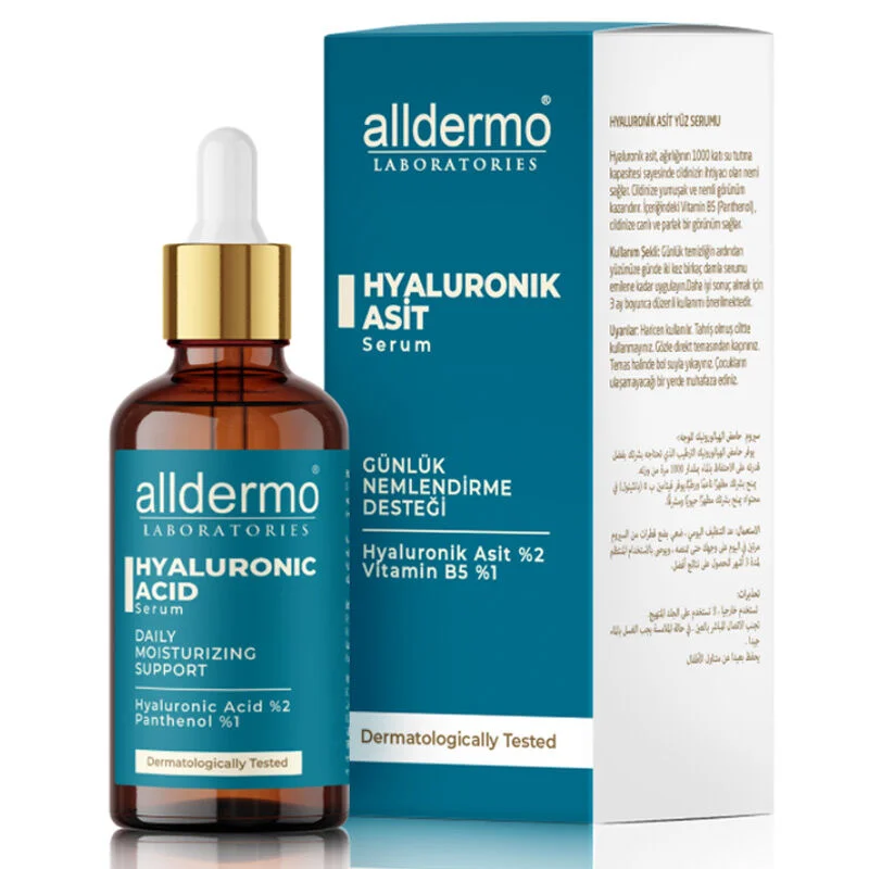 Alldermo Hyaluronic Acid Daily Moisturizing Support Serum 30 ml