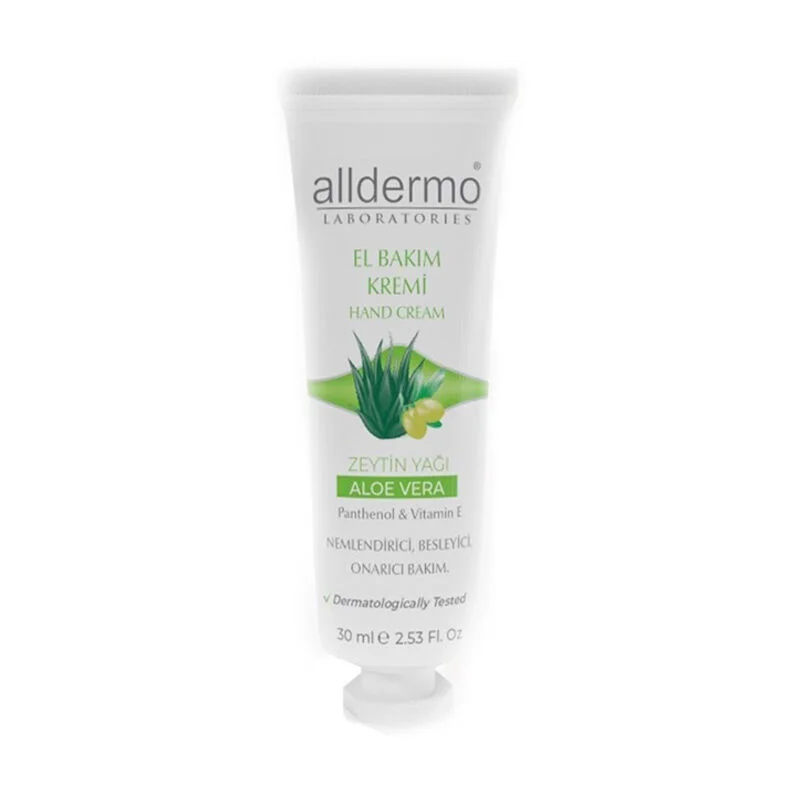 Alldermo Olive Oil And Aloe Vera Hand Care Cream 30 ml