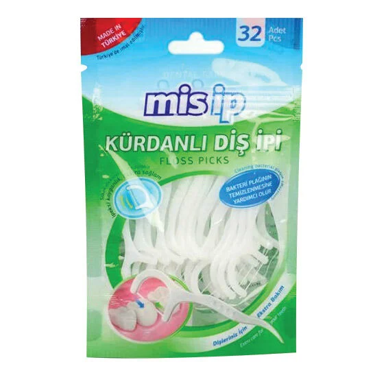 Mis Ip Dental Floss With Toothpicks 32 pcs