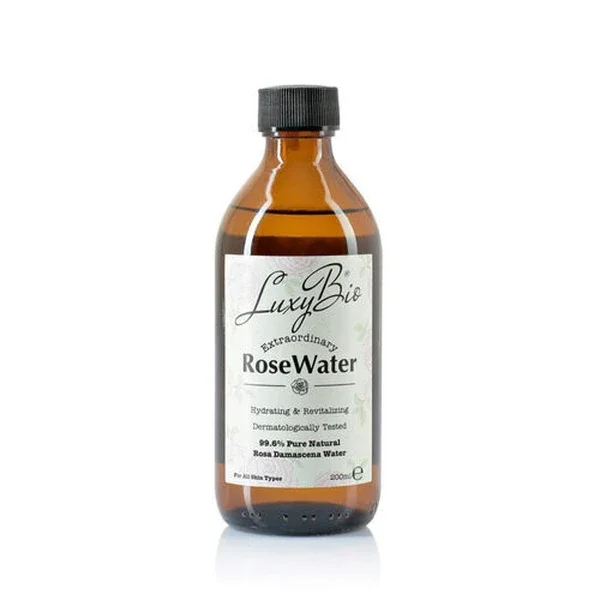 Luxy Bio Pure Rose Water 200 ml - Natural Hydrating Mist