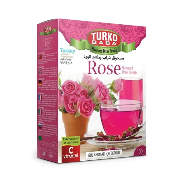 Rose-Flavored Drink, Hot or Cold, from Turko Baba, 300g