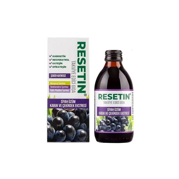 Resetin Enoant Red Grape Skin And Seed Extract Containing Supplementary Food 60 pcs