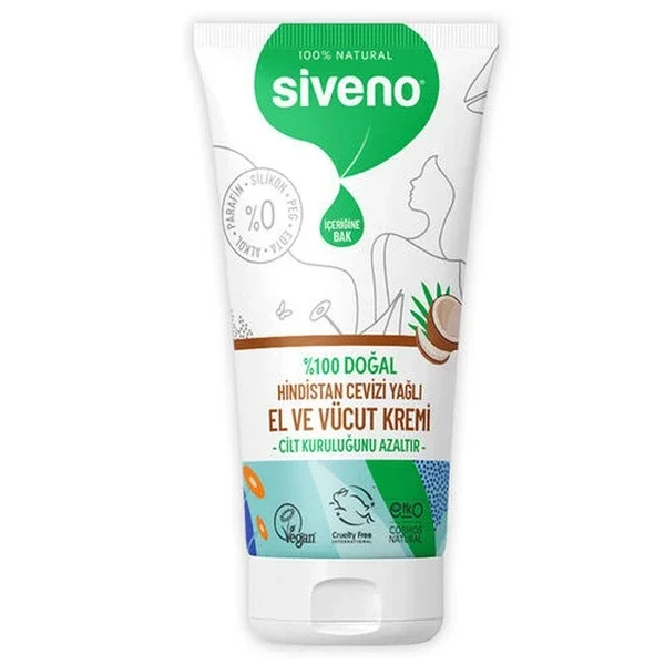 Siveno Coconut Oil Hand And Body Cream 50 ml