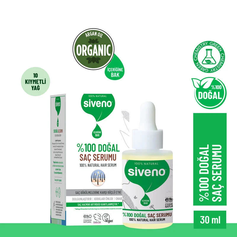 Siveno 100% Natural Hair Care Serum 30 ml